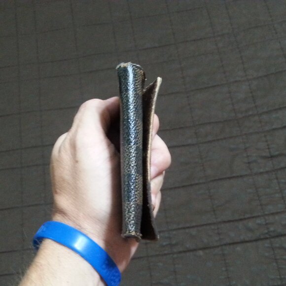 Vintage LV Louis Vuitton Damier Ebeine Leather Key Holder Case Unisex Men's - Picture 7 of 16